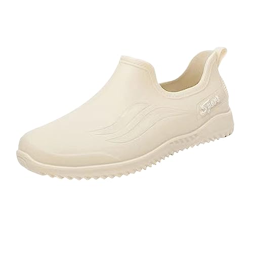 Kobilee Gartenschuhe Damen: 36 PVC Gummistiefel Wasserdicht Winddicht 39 Gartenschuhe Chelsea Gummistiefel-Damen Sommer Regenstiefel Halbhoch Sommerstiefeletten Kurze von Kobilee