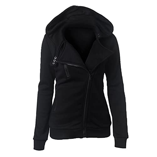 Kobilee Hoodie Jacke Damen Reißverschluss Sweatshirtjack Kapuzenjacke Baumwolle mit Kapuze Sweatjacke von Kobilee