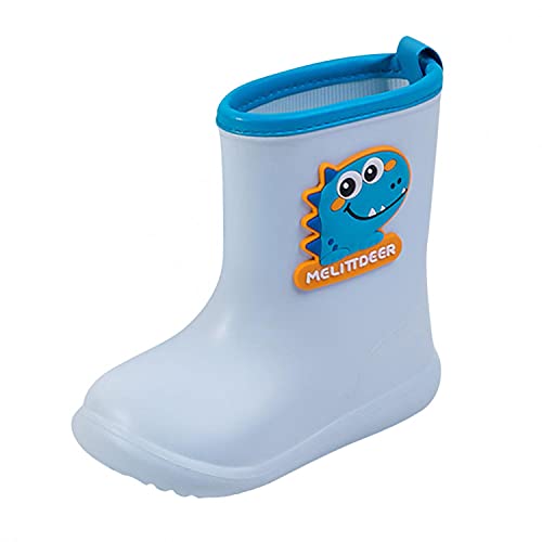 Kobilee Kinder Gummistiefel Jungen Mädchen Kurzschaft Ungefüttert Cartoon Süß Outdoor Wasserdicht Rutschfest Flach Regenschuhe Regenstiefel von Kobilee