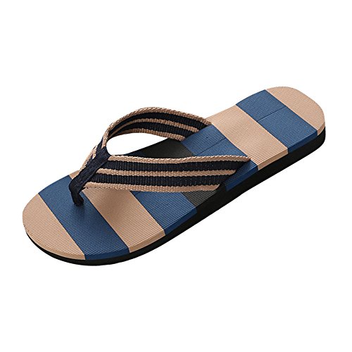 Kobilee Sommerschuhe Herren Sandalen Männer Bequeme FlipflopElegant Flip Flops Zehentrenner Rutschfest Wasserfest Gummi Strandschuhe Pantoletten Outdoor Leichte mit Absat Slippers 2023 von Kobilee