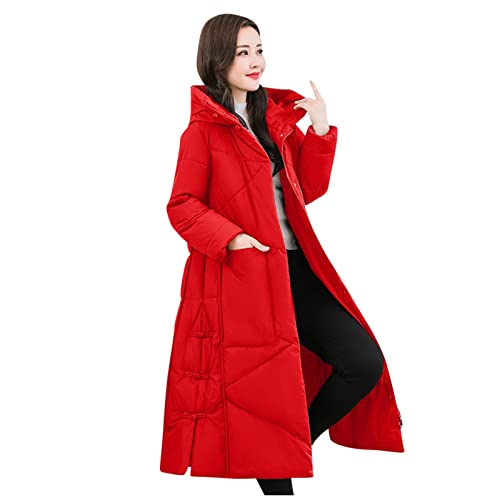 Kobilee Wintermantel Damen Daunen Übergangsjacke Pufferjacke Steppjacke Sport Winter Elegant Große Größen Daunenjacke Daunenmantel Lang Leicht Mantel Steppmantel Winterjacke von Kobilee