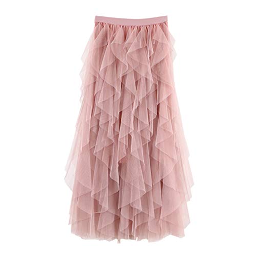 Mini Skirt Damen Festliche Elastisch Klassisch Karneval Kostüm Tutu Rock Petticoat Lang 80er für Party Hexenrock Tüll Rock Tüllrock Rockabilly Schwarz Weiß Blau Röcke Tütü Rock Minirock 2023 von Kobilee