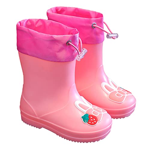 Regenstiefel Kinder Jungen Rutschfest Bequem Outdoor Karikatur Gummistiefel Regenstiefel Weich Kleinkind Wasserdicht Atmungsaktiv Regenschuhe Regen Stiefel Leicht Rain Boots Gummi Boots von Kobilee