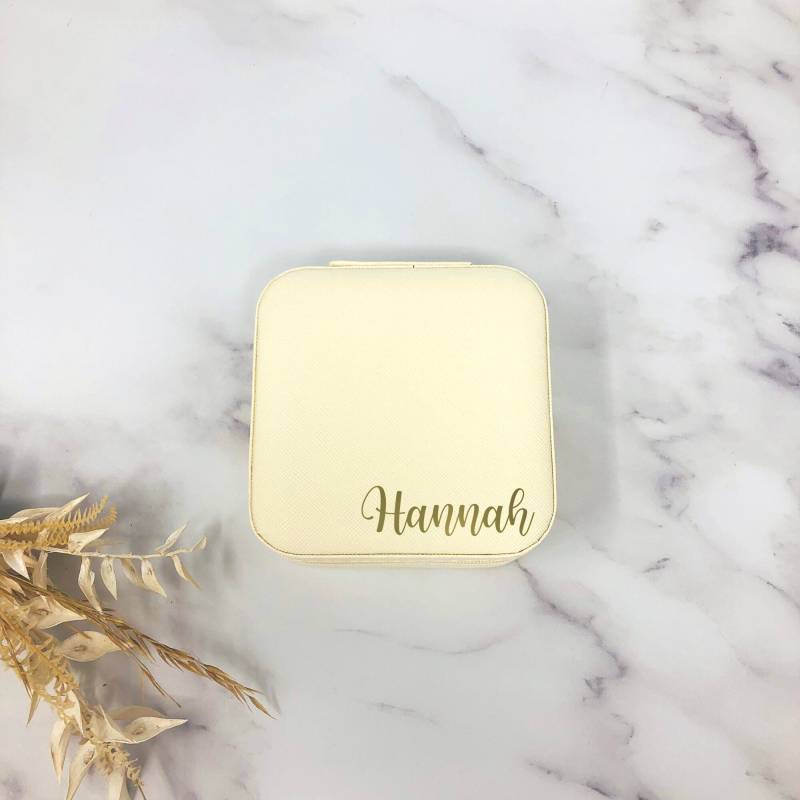 Geschenk Beste Freundin Danke Sagen - Schmuckkästchen Personalisiert Altweiß Mit Namen Toll Als Und Für Die Reise von Koboldtheater22