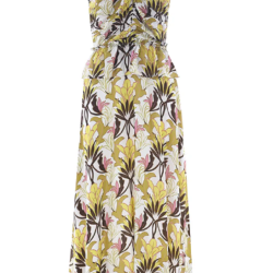 Elegantes Gelbes Blumenkleid Von Kocca von Kocca