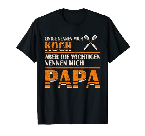Herren Bester Koch Kochender Papa Chefkoch Kochen T-Shirt Herren Bester Koch Kochender Papa Chefkoch Kochen T-Shirt von Koch Vatertag Kochen Bester Papa Sternekoch