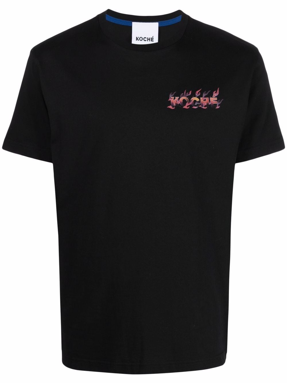 Koché T-Shirt mit Logo-Print - Schwarz von Koché