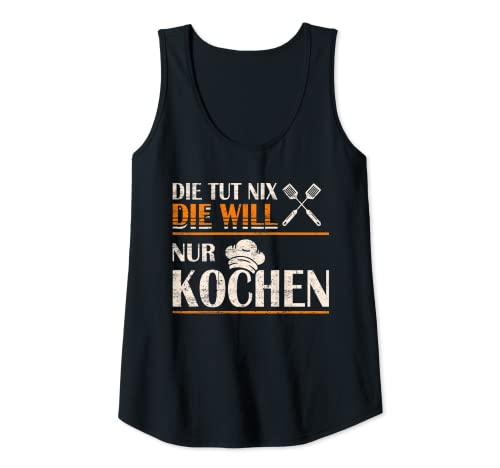 Damen Koch Köchin Kochen Kochkunst Chefkoch Tank Top Damen Koch Köchin Kochen Kochkunst Chefkoch Tank Top von Kochlöffel Beste Köchin Gastronomie Chefköchin