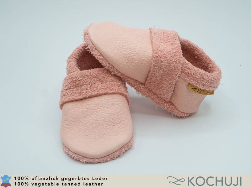 Bioleder Krabbelschuhe Einfarbig/Hausschuhe Verschiendene Farben Lederpuschen Pflanzliche Gerbung Chromfrei Bioleder Krabbelschuhe Einfarbig/Hausschuhe Verschiendene Farben Lederpuschen Pflanzliche Gerbung Chromfrei von Kochuji