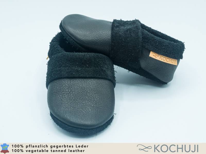Bioleder Krabbelschuhe Einfarbig/Hausschuhe Verschiendene Farben Lederpuschen Pflanzliche Gerbung Chromfrei Bioleder Krabbelschuhe Einfarbig/Hausschuhe Verschiendene Farben Lederpuschen Pflanzliche Gerbung Chromfrei von Kochuji