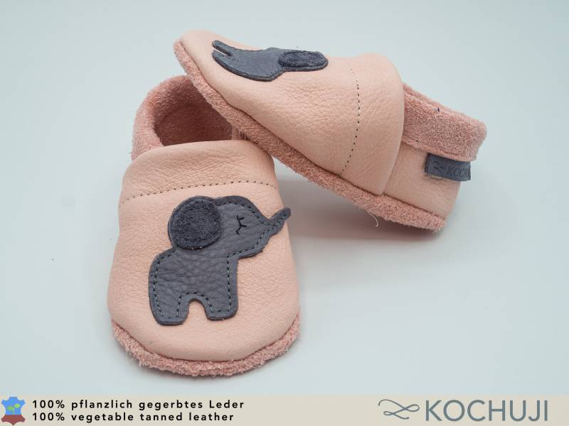 Bioleder Krabbelschuhe Elefant/Personalisierbar Verschiedene Größen Und Farben Lederpuschen Pflanzliche Gerbung Chromfrei Bioleder Krabbelschuhe Elefant/Personalisierbar Verschiedene Größen Und Farben Lederpuschen Pflanzliche Gerbung Chromfrei von Kochuji