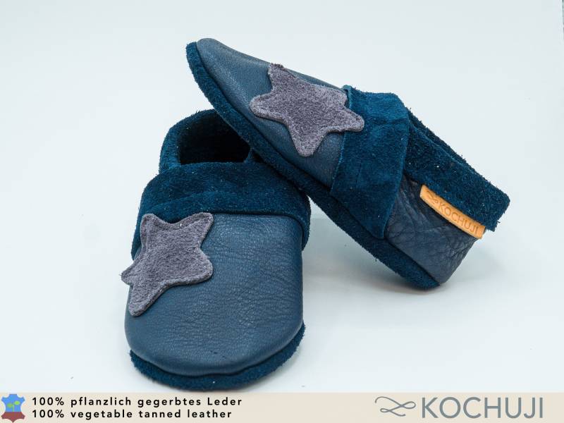stern Krabbelschuhe/Bioleder Personalisierbar Verschiedene Farben Lederpuschen Pflanzliche Gerbung Chromfrei stern Krabbelschuhe/Bioleder Personalisierbar Verschiedene Farben Lederpuschen Pflanzliche Gerbung Chromfrei von Kochuji