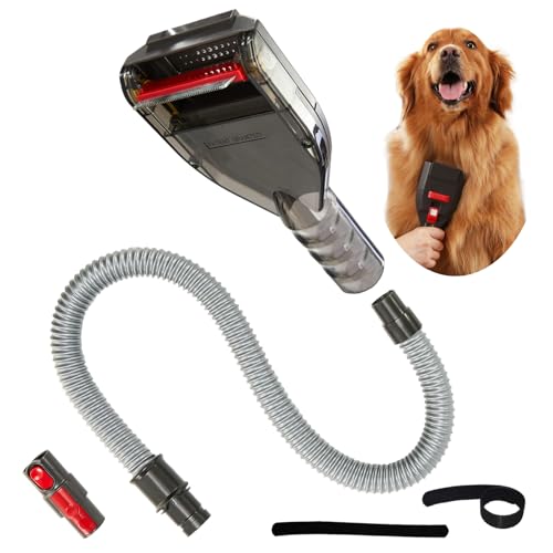 Kodahome Pet Shedding Brush Kit Compatible with Dyson V15 V11 V10 V8 V7 V6, Vacuum Attachment as Cat and Dog Hair Grooming Brush with 1.0 m Extension Hose plus Converting Adapter Kodahome Pet Shedding Brush Kit Compatible with Dyson V15 V11 V10 V8 V7 V6, Vacuum Attachment as Cat and Dog Hair Grooming Brush with 1.0 m Extension Hose plus Converting Adapter von Kodahome