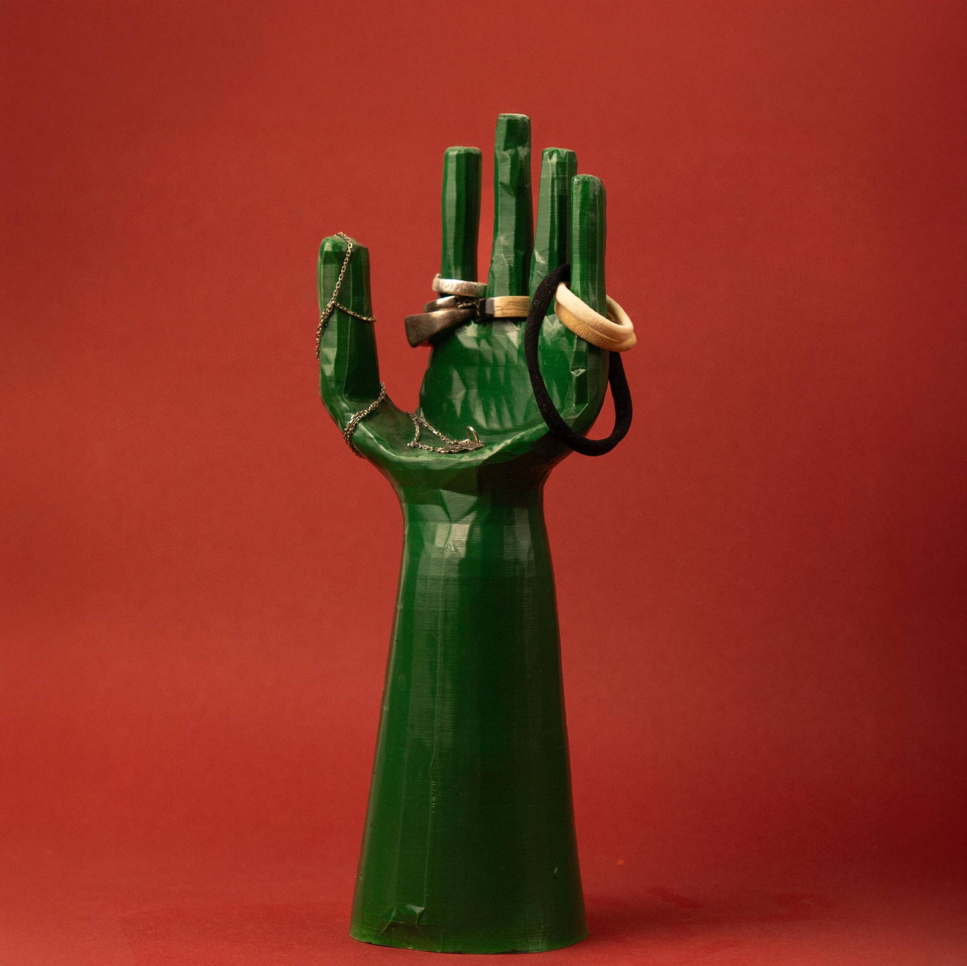 Schmuckhalter „Handform" - Geschenk Für Schmuckliebhaber, Ringe & Ketten, 3D-Gedruckt Aus Öko-Kunststoff von KoduSpace