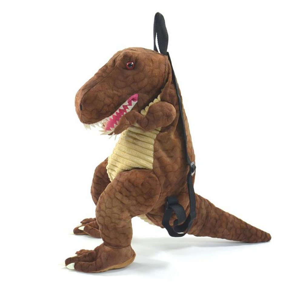 Kögler Kinderrucksack Kinder Rucksack Dinorucksack T-REX braun mit Tragegriff von Kögler