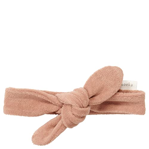 Koeka Baby Stirnband - Baby Mädchen Haarband - Royan - Stretch Frottee - Weich - Abwaschbar - Leicht Braun - Einheitsgröße von Koeka