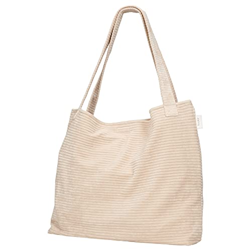 Koeka Wickeltasche - Mom Bag - Windeltasche - Babytasche - Vik - Kord - Abwaschbar - Sand - Einheitsgröße von Koeka