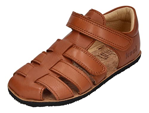 KOEL Barefoot Kinder Sandalen Arin Nappa - Cognac, Größe:22 EU von Koel