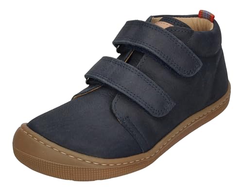 Koel Barfußschuhe breitere Leiste Don 2.0 mit Klett, Nubuk Leder in BLAU Barefoot 07M002.121 (eu_Footwear_Size_System, Little_Kid, Numeric, medium, Numeric_26) von KOEL