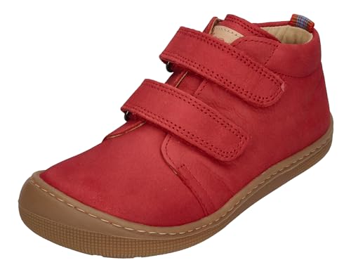 Koel Barfußschuhe breiterer Leisten Don 2.0 Klett, Nubuk Leder in ROT v Barefoot 07M002.121 (EU Schuhgrößensystem, Kleinkind, Numerisch, M, 24) von KOEL