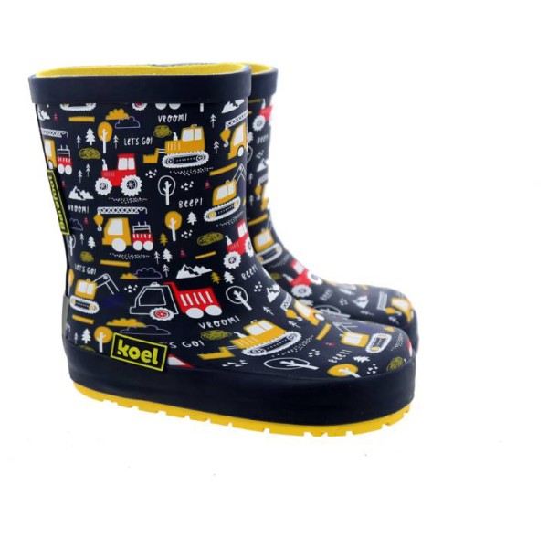 Koel - Kid's Wellie Tractor V2 - Barfußschuhe Gr 25 bunt von Koel