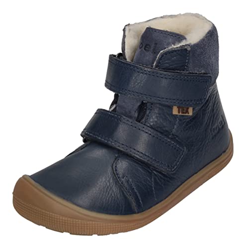 Koel4kids Emil Stiefel Barfußschuh mit Wolle wasserdicht in Blau, Schuhgröße:EUR 30 von Koel4kids