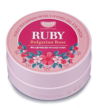 Koelf - Bulgarian Rose Hydro Gel Eye Patch - 60 x Augenpads gegen Augenringe und Augenfalten - mit Bulgarischem Rosenwasser von Koelf