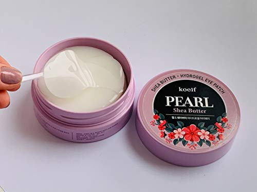 Koelf - Pearl Shea Butter Hydro Gel Eye Patch - 60 x Augenpads gegen Augenringe und Augenfalten - mit pflegender Shea Butter und Perlenpulver von Koelf