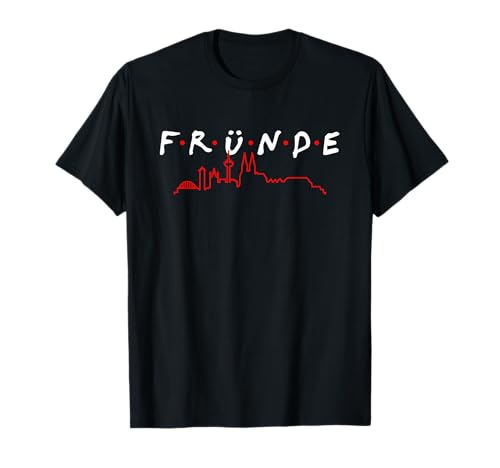 Damen FRÜNDE. Freunde Jeck. Köln Kölle Liebe Heimat Kult T-Shirt Damen FRÜNDE. Freunde Jeck. Köln Kölle Liebe Heimat Kult T-Shirt von Köllefornia Karneval - Der lustige Dom Shop