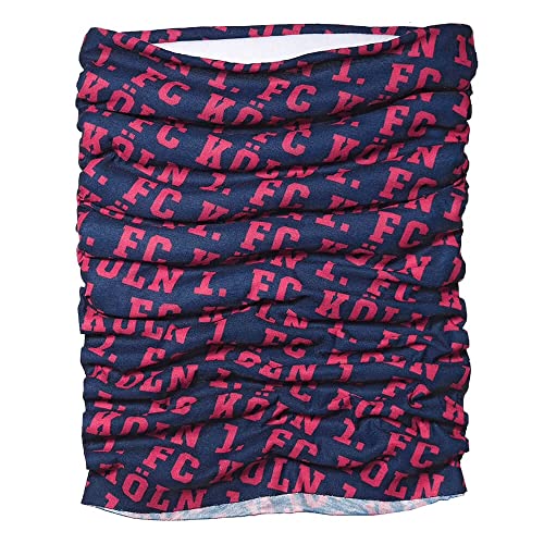 1. FC Köln Multifunktionstuch mit Fleece, Schlauchschal, Tuch, Kopftuch, Halstuch - Plus Lesezeichen I Love Köln von Köln Cologne