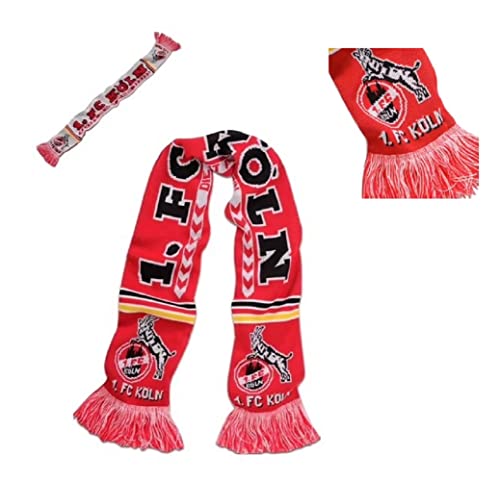 1. FC Köln Schal - Die Macht am Rhein - Scarf Fanschal - Plus Lesezeichen Wir lieben Fußball von Köln Cologne