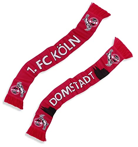 1. FC Köln Strickschal - Domstadt - Fanschal Schal - Plus Lesezeichen I Love Köln von Köln Cologne