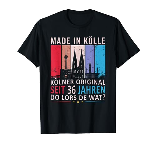 36 Jahre Kölner Original 36 Geburtstag Frau Frauen Köln T-Shirt 36 Jahre Kölner Original 36 Geburtstag Frau Frauen Köln T-Shirt von Köln T-Shirt Geschenke Frauen Damen Geburtstag