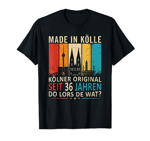 36 Jahre Kölner Original 36 Geburtstag Männer Frauen Köln T-Shirt 36 Jahre Kölner Original 36 Geburtstag Männer Frauen Köln T-Shirt von Köln T-Shirt Geschenke Männer Frauen Geburtstag