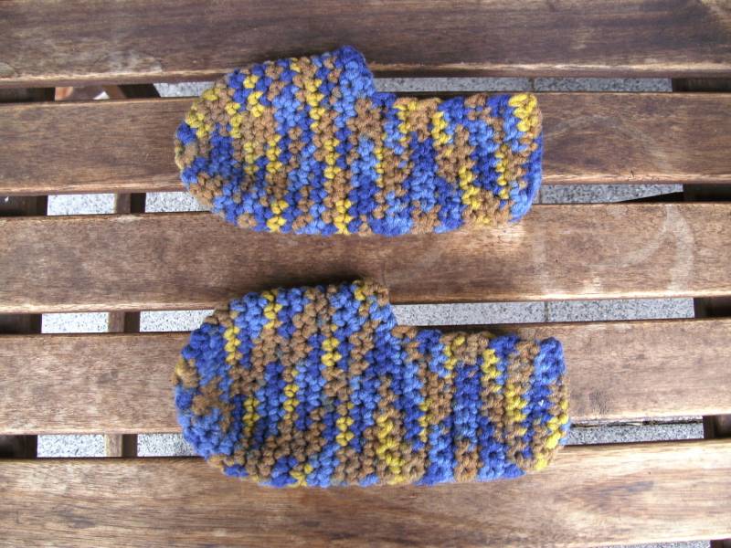 Gehäkelte Hausschuhe Gr. 36 Selbstgemacht, Puschen, Kuschelsocken von KoelscheKopp
