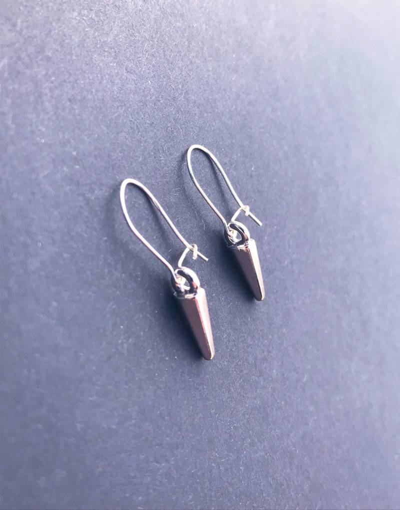 Silber, Verziert, Baumeln Ohrringe. 925 Silber Kidney Ohrhaken von KoenabyTina