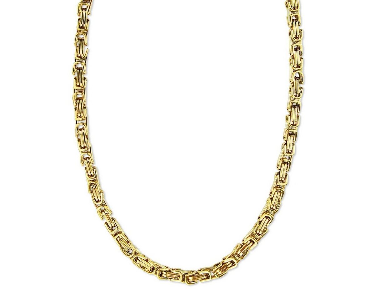 König Design Kette ohne Anhänger, Königskette Herrenkette Männer Kette Halskette Edelstahl - 5 mm König Design Kette ohne Anhänger, Königskette Herrenkette Männer Kette Halskette Edelstahl - 5 mm von König Design