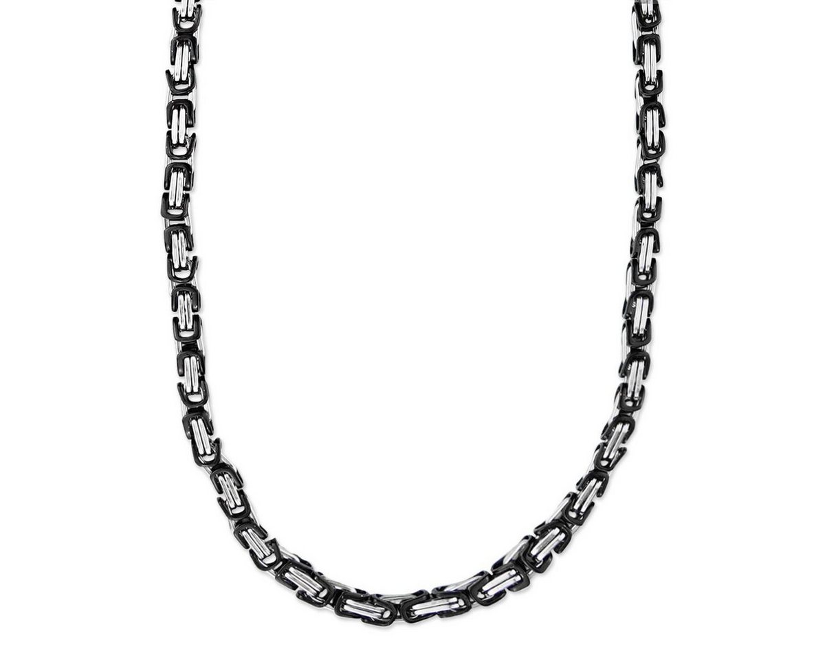 König Design Kette ohne Anhänger, Königskette Herrenkette Männer Kette Halskette Edelstahl - 5 mm König Design Kette ohne Anhänger, Königskette Herrenkette Männer Kette Halskette Edelstahl - 5 mm von König Design