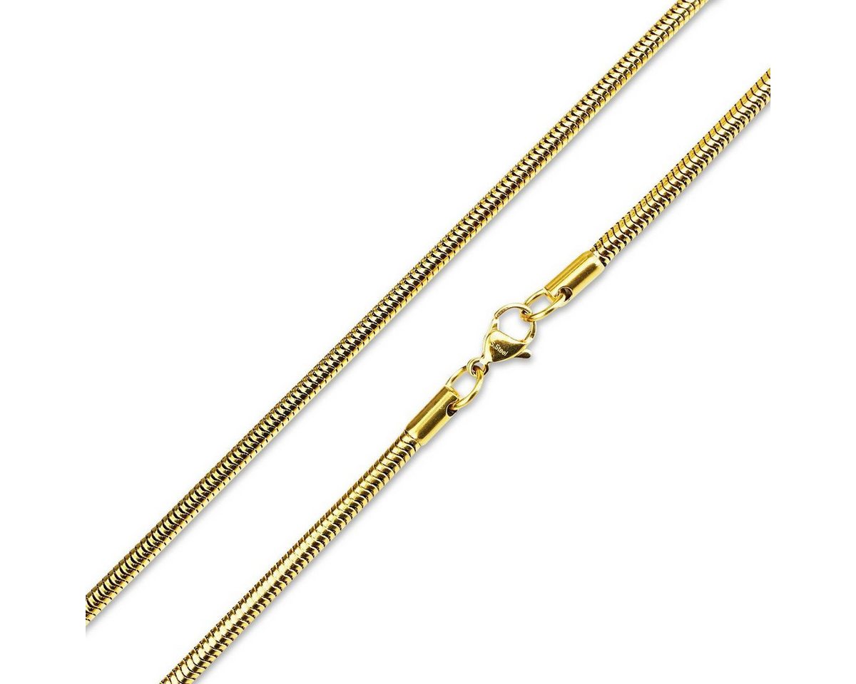 König Design Kette ohne Anhänger, Schlangenkette Edelstahlkette Halskette Damenkette - 0,9 mm König Design Kette ohne Anhänger, Schlangenkette Edelstahlkette Halskette Damenkette - 0,9 mm von König Design