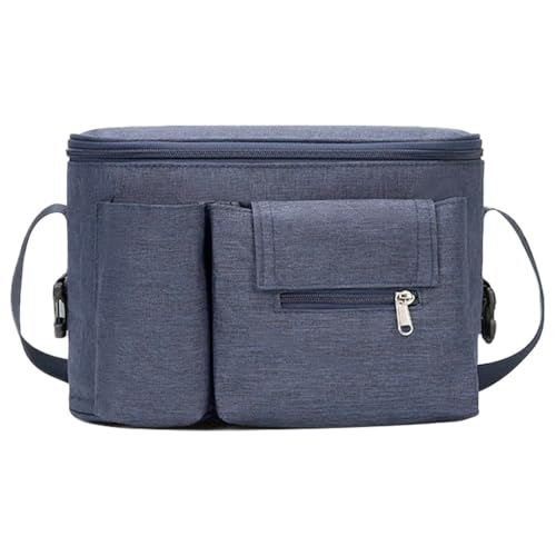 König Design Kinderwagen Organizer Kinderwagentasche Buggy Tasche Getränkehalter Wickeltasche (Blau) von König Design