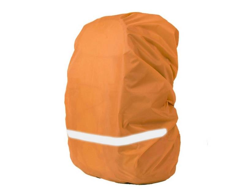 König Design Rucksack-Regenschutz Regenhülle Reflektor-Überzug Schutzhülle (Größe L / 41 - 55 Liter), Reflektor Regenhülle Backpack Überzug Regenschutz Schulranzen von König Design