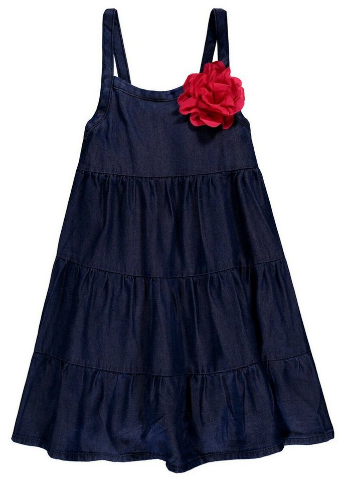 Königsmühle A-Linien-Kleid Königsmühle® Mädchen Jeans Träger-Kleid Blume von Königsmühle