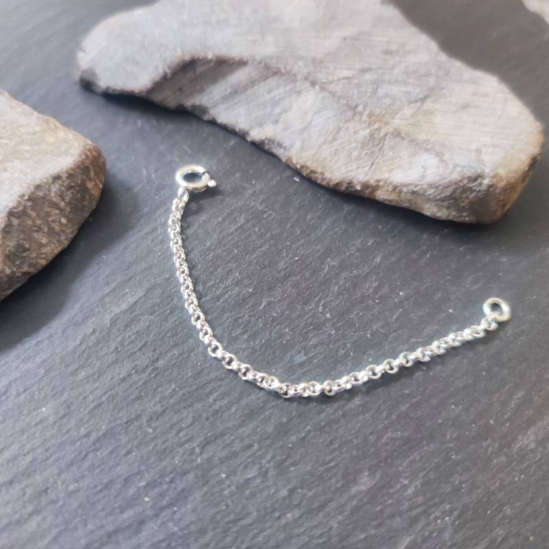 Verlängerungskette - 2, 0 Mm Erbskette in 925Er Silber, Verlängerung, 2 Bis 15 cm, Länge Wählbar | Ver-2, 0Ek von Koenigsprodukte