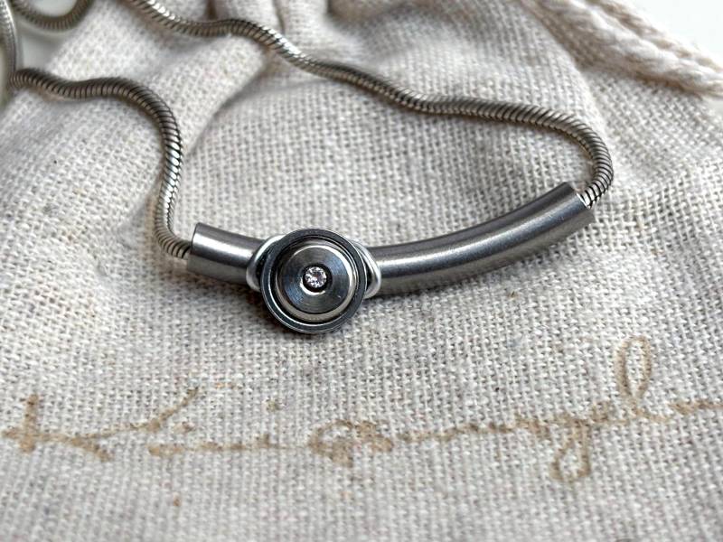 Kette Edelstahl Mit Zirkonia Kette Edelstahl Mit Zirkonia von Koenigswurzeln