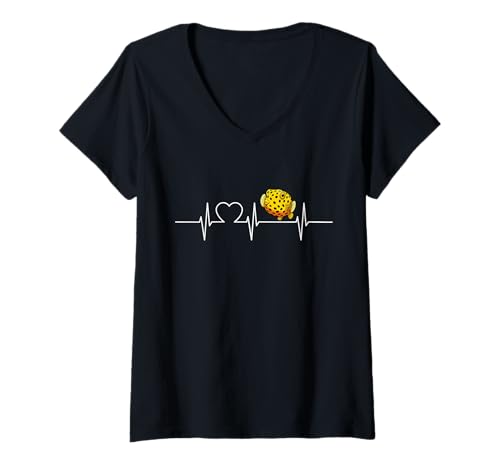 Damen Boxfish Herzschlag Kofferfisch T-Shirt mit V-Ausschnitt Damen Boxfish Herzschlag Kofferfisch T-Shirt mit V-Ausschnitt von Kofferfische Kofferfisch Tier Shop