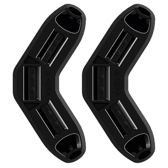 Kohla - Butterfly Twin Tip 2er Set - Skifelle Gr One Size schwarz von Kohla