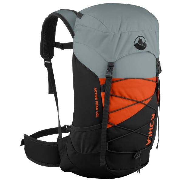 Kohla - Rucksack Active Peak 22 - Wanderrucksack schwarz von Kohla