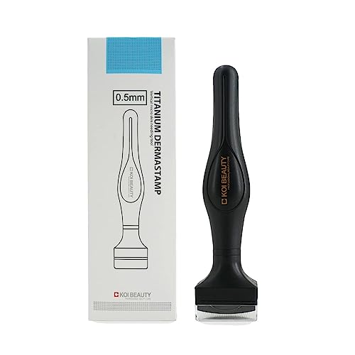 KOI BEAUTY Derma Stamp 1,5mm- 175 Titanium Nadeln- für Haarwuchs und Bartwuchs, Professionelles Microneedling Dermastamp für Männer Frauen, derma roller für Haare Bart Gesicht Scalp Körper zu Hause KOI BEAUTY Derma Stamp 1,5mm- 175 Titanium Nadeln- für Haarwuchs und Bartwuchs, Professionelles Microneedling Dermastamp für Männer Frauen, derma roller für Haare Bart Gesicht Scalp Körper zu Hause von Koi Beauty