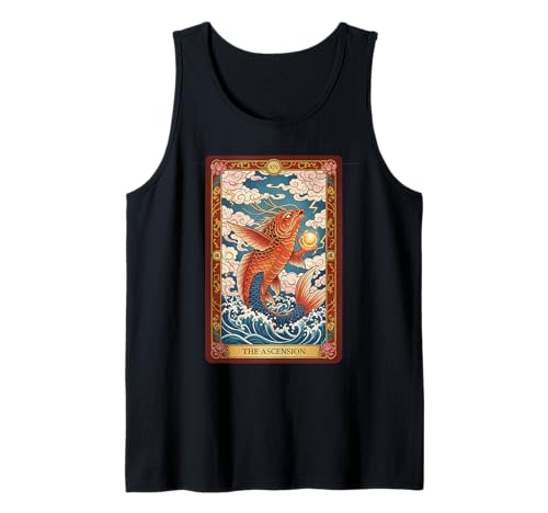 Japanischer Koi-Karpfen Into Dragon Retro Mythische Herren Grafik Tank Top Japanischer Koi-Karpfen Into Dragon Retro Mythische Herren Grafik Tank Top von Koi Carp Into Dragon Mythical