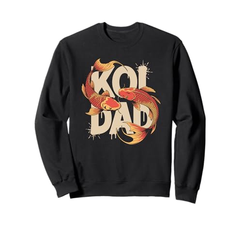 Koi Dad Koiteich Vater Koi Fisch Liebhaber Männer Design Sweatshirt von Koi Teich Leben Zen Hobby Naturfreund Aquascaping